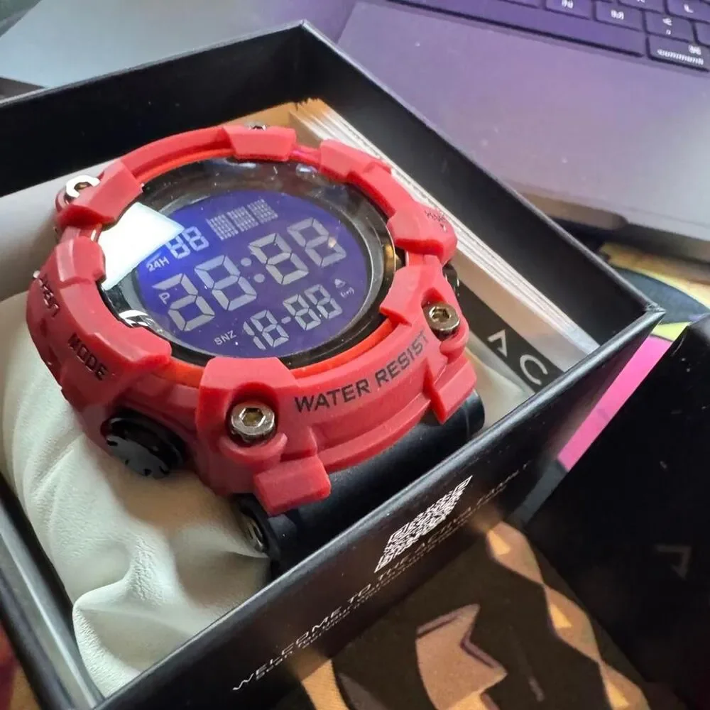 Invicta Men's Red and Pink Watch